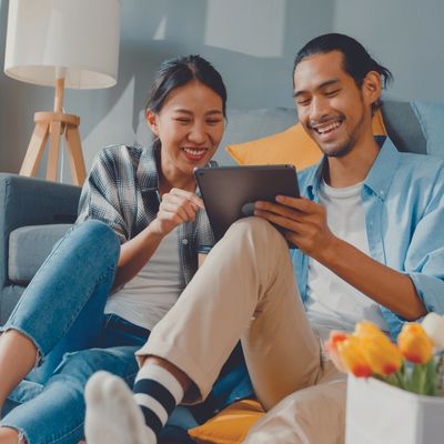 couple planning renovation by Bigstock